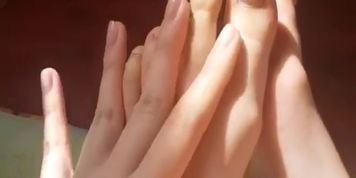 Amazing teen feet 