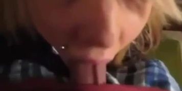 Goth blowjob