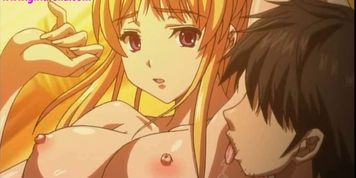 Young hentai gets creampie and wet
