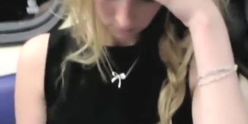Guess if she is wearing any panties