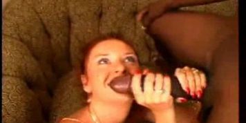 Sexy amateur mature wife sucking her black lovers cock