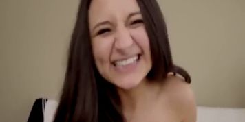 Round ass step sister makes step bro cum inside her!