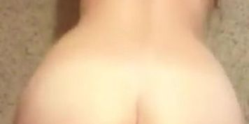  Redhead Natalie fucks dildo