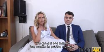 Desirable bride is talked into bonking before husband