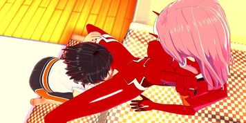 Darling in the Franxx: FUCKED Zero Two with a VIBRATOR (3D Hentai)
