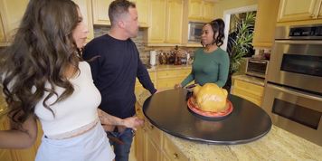 Turkey Basted Pussy Blasted... And Anal with April Olsen