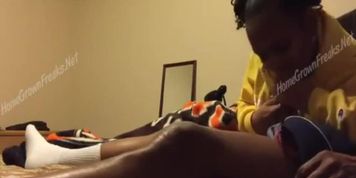 Ebony milf bj