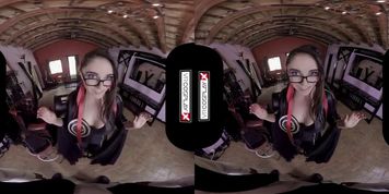 VR Cosplay X Busty Marta La Croft As Bayonetta VR Porn