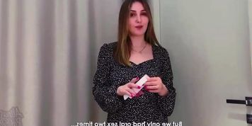 The stepmom says to her stepson - -Your penis has grown! 'Hot stepmom decided to help her stepson cum.'