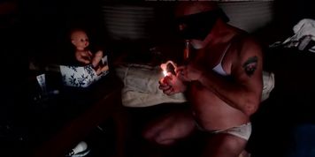 Spun Taboo Daddy with doll