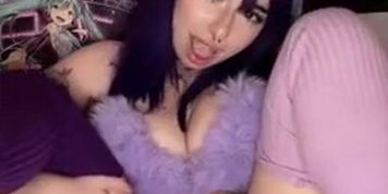 petgothgf purple kitty ppv