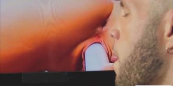 TS Natalie caught someone masturbating (Natalie Mars)