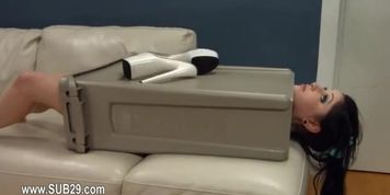 BDSM hardcore action with ropes and shocking sex