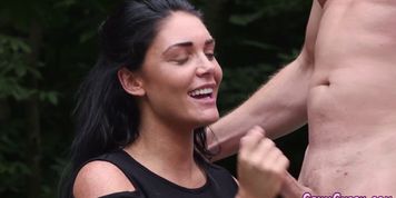Bossy Dominas Tug Cumshot