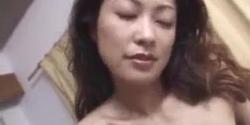 Innocent oriental milf riding hard dick