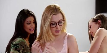Veronica Rodriguez Lesbian 3Some Babysitter Seduction! (Alexa Grace, Jenna Sativa)