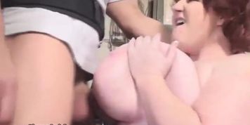 Redhead BBW fucks the Phone Repairman