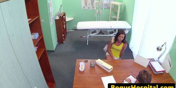 FAKEHUB - European patient creampied by doctor