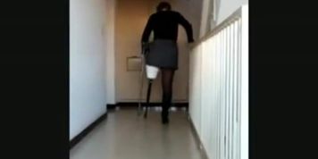 amputee machine gun leg