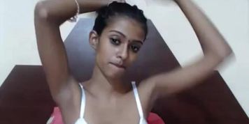 Perfect petite indian teen hottie on cam