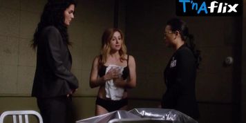 Sasha Alexander Breasts,  Underwear Scene  in Rizzoli AND Isles