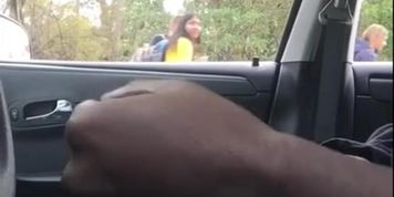Big Black Cock Flash For College Student