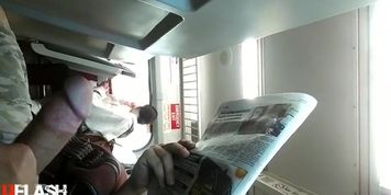 Train flash teen