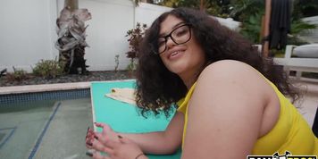 Busty Light Skin Enjoying BBC