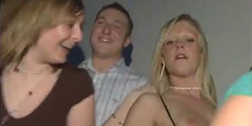 Club Upskirt with Real Party Girls