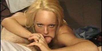 NATURAL PENIS ENLARGEMENT - Big tits blonde masturbate in front of the computer and do a handjob-1 - video 1