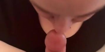 Sloppy head and handjob