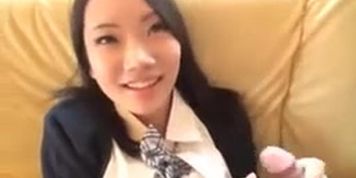Japanese Gf Shy At Giving Blowjob