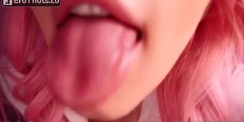 ASMR Heatherredeffect Cupid face Licking