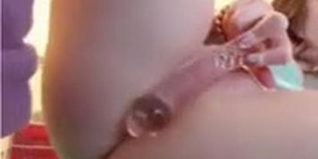 Sweet Tattooed Slut Using Her Dildo