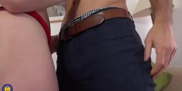 Georgie fucked on a couch