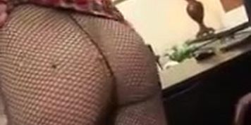 Punk Rock Fetish Girl In Nasty Office