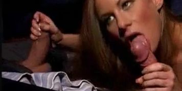 girl in porn takes care of two men