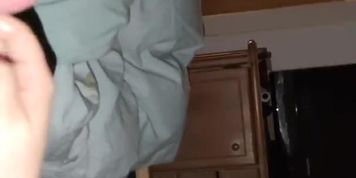I make him cum with my hot nails that shine from the oil. If I hadn't tickled his balls, he wouldn't