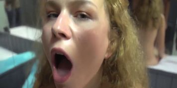 Teen dutch prostitute gobbles and fucks