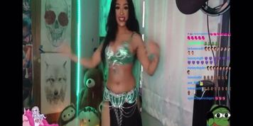 Ghostgirlxoxx  Arab streamer  belly dance sexy twitch