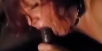 Hotwife choking on BBC in sex club while husband Ranger videos Check my Onlyfans link for WAY more