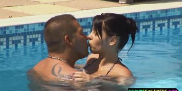 Busty girl fucked during kinky sexgame