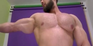 Muscle love worship Pecs 