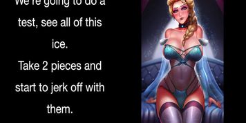 JOI CEI Elsa Frozen English (Piss play, Anal Play, Femdom) (Marcia Mia)