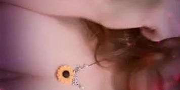 Ginger  paris masturbating with a unicorn accessory