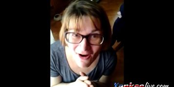 Girl facial in front of window