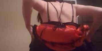 Femboy Kurumi Riding Dildo 