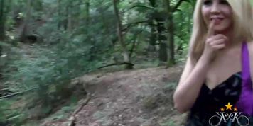 Katie K Gets In Touch With Nature