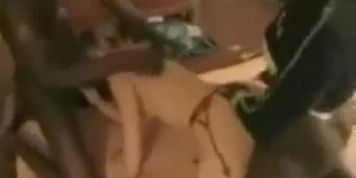 Wife Enjoying 3 Big Black Dicks