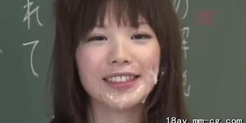 jap teacher get cum on face